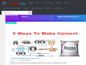 'tutorialstipscivil.com' screenshot