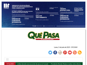 'quepasa.com.ve' screenshot