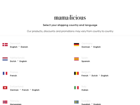 'mamalicious.com' screenshot