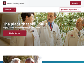 'iuhealth.org' screenshot