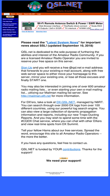admin.qsl.net