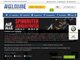 'angel-domaene.de' screenshot