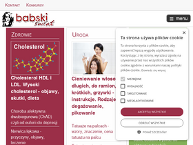 'babskiswiat.com.pl' screenshot