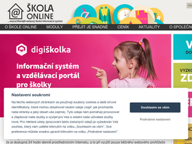 'aplikace.skolaonline.cz' screenshot