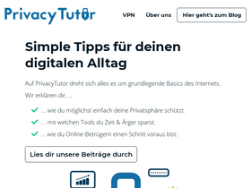 'privacytutor.de' screenshot