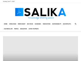 'salika.co' screenshot