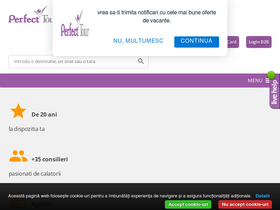 'perfect-tour.ro' screenshot