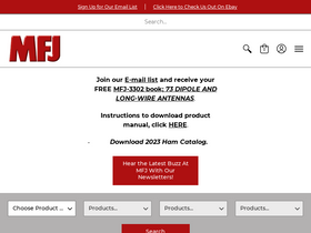 'mfjenterprises.com' screenshot