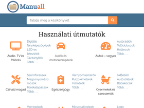 'manuall.hu' screenshot