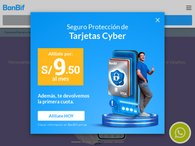 'banbif.com.pe' screenshot