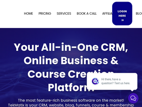 Tekmatix - All-in-One CRM, Online Business, and Course Creation Platform