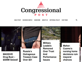 'congressionalpost.com' screenshot