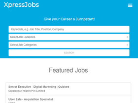 'xpress.jobs' screenshot