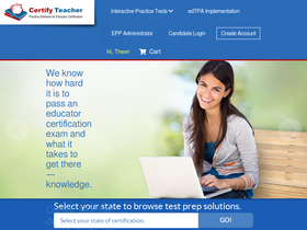 'certifyteacher.com' screenshot