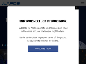 'afciviliancareers.com' screenshot