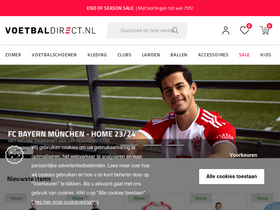 'voetbaldirect.nl' screenshot