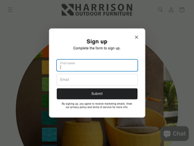 harrisonoutdoor.com homepage screenshot