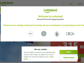 'lottoland.com' screenshot