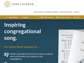 'onelicense.net' screenshot