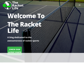 'theracketlife.com' screenshot