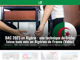 'dnalgerie.com' screenshot