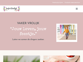 'vakervrolijk.nl' screenshot