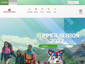 'pratonevoso.com' screenshot