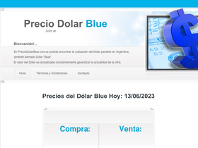 'preciodolarblue.com.ar' screenshot