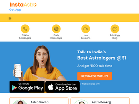 'instaastro.com' screenshot