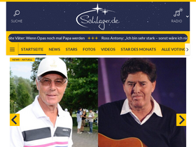 'schlager.de' screenshot