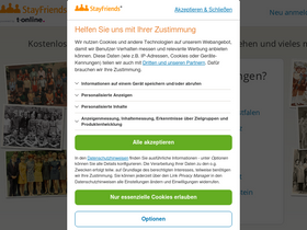 'stayfriends.de' screenshot