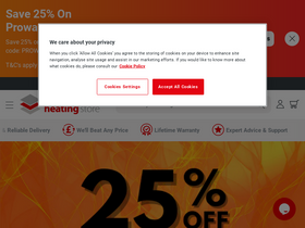 'theunderfloorheatingstore.com' screenshot
