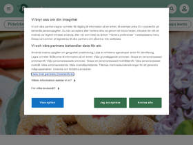 'recept.se' screenshot