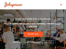 'jobspresso.co' screenshot