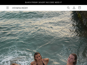 atarahbody.com homepage screenshot