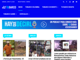 'tubarco.news' screenshot