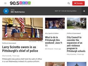 'wesa.fm' screenshot