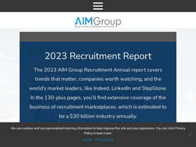 'aimgroup.com' screenshot