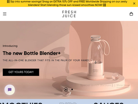 freshjuiceblender.com homepage screenshot