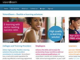 'vision2learn.com' screenshot