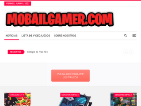 'mobailgamer.com' screenshot