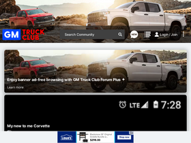 'gmtruckclub.com' screenshot