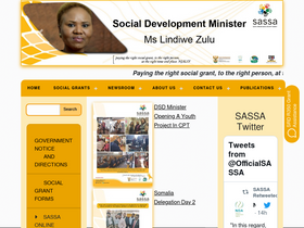 'sassa.gov.za' screenshot