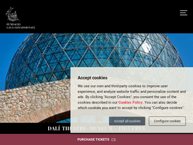 'salvador-dali.org' screenshot