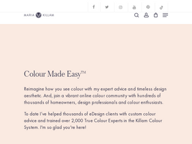 'mariakillam.com' screenshot