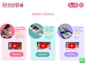 Hoopa homepage screenshot