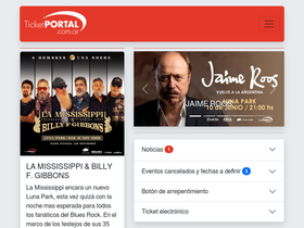 'ticketportal.com.ar' screenshot