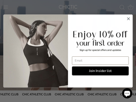 CHICTIC homepage screenshot