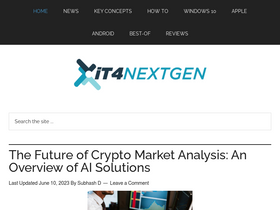'it4nextgen.com' screenshot