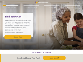 'emblemhealth.com' screenshot